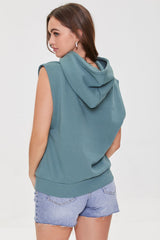 Sleeveless Fleece Hoodie