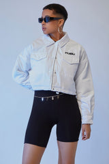 FUBU Toggle-Hem Cropped Jacket