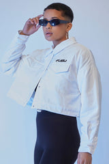 FUBU Toggle-Hem Cropped Jacket