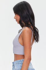 Ribbed Knit Crop Top