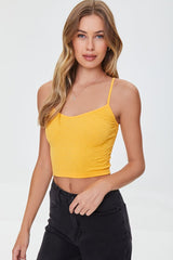 Textured Cropped Cami