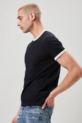 Crew Neck Ringer Tee