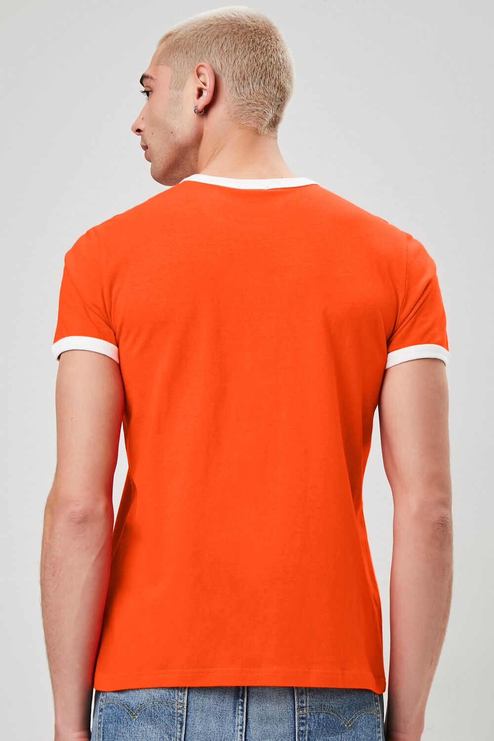 Crew Neck Ringer Tee