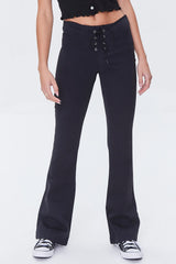 Corduroy Lace-Up Pants