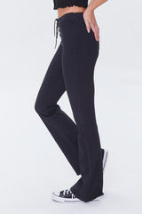 Corduroy Lace-Up Pants
