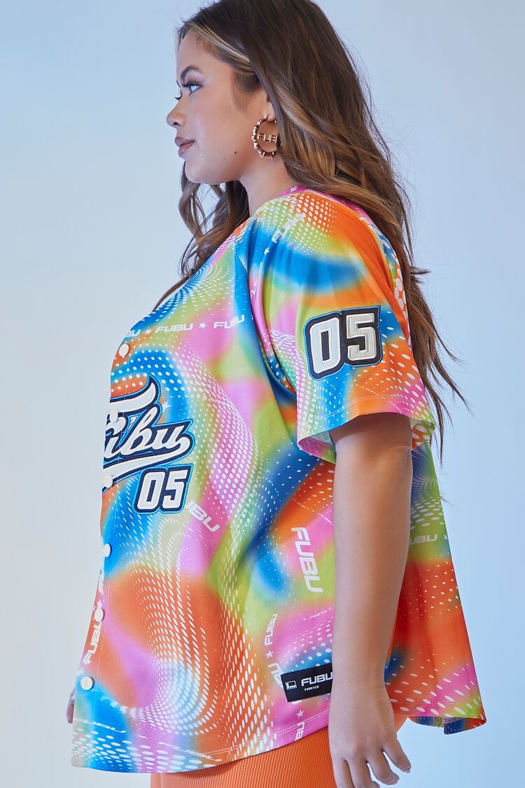Plus Size FUBU Baseball Jersey