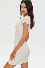 Smocked Bodycon Mini Dress