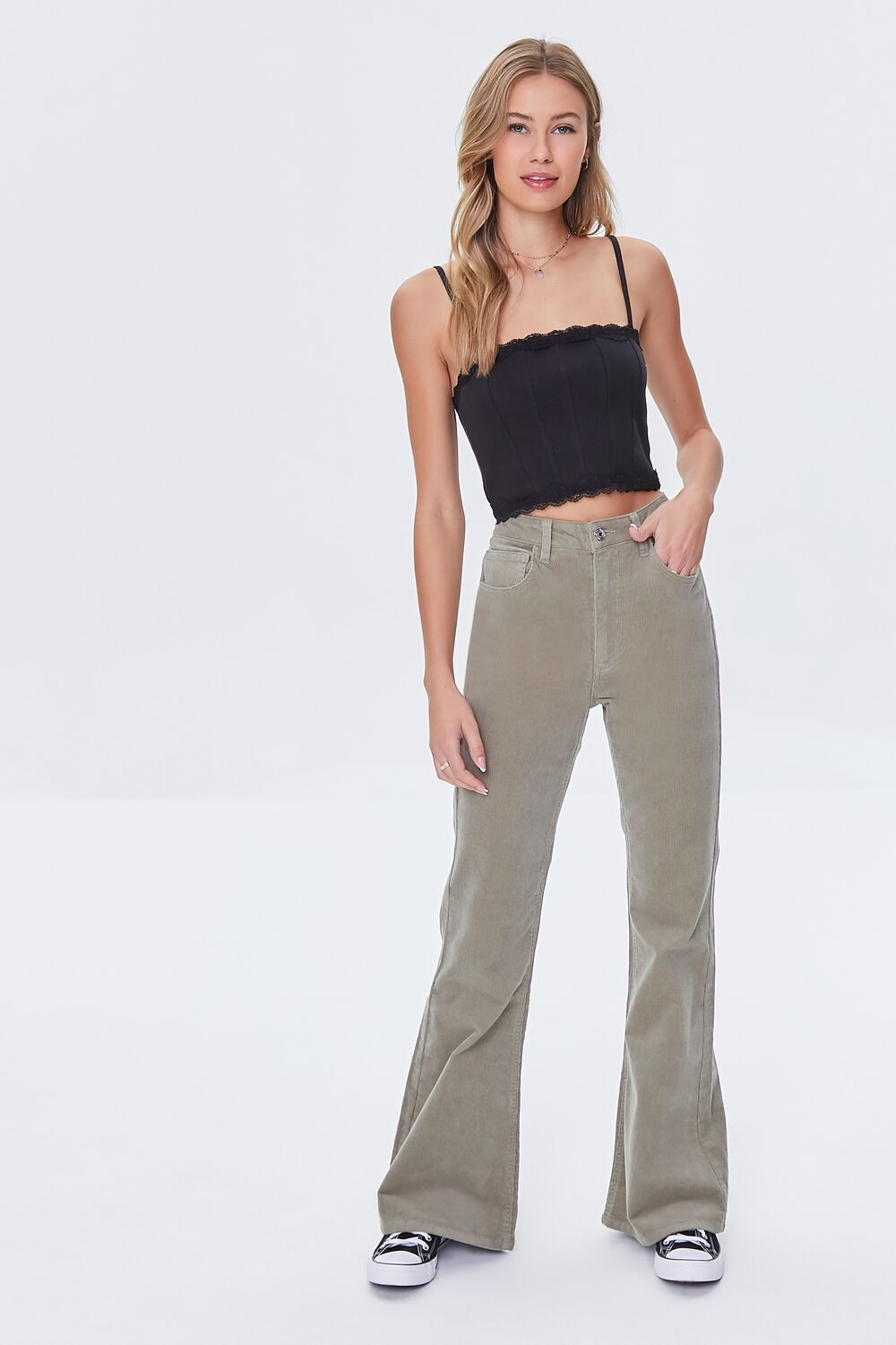 Corduroy Flare Pants