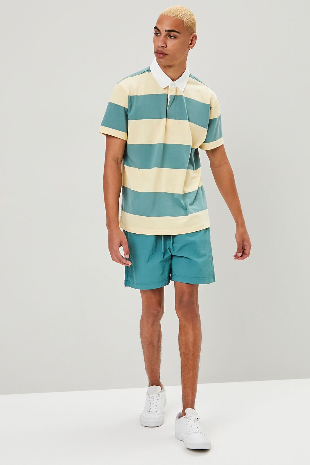 Recycled Nylon Drawstring Swim Trunks