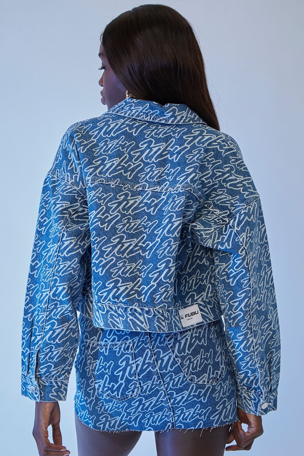 FUBU Print Denim Jacket