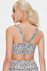 Ditsy Floral Longline Sports Bra