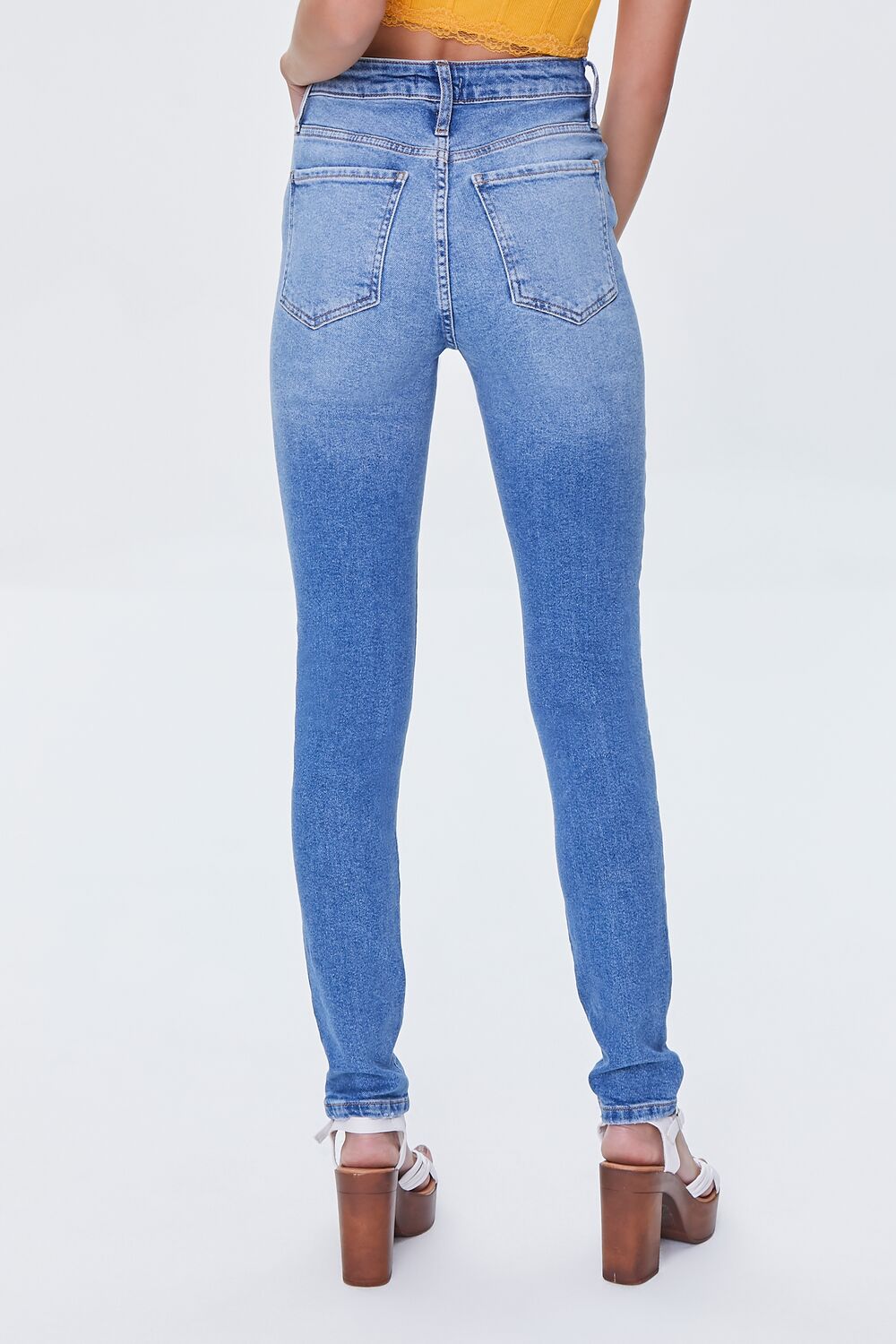 Skinny High-Rise Long Jeans