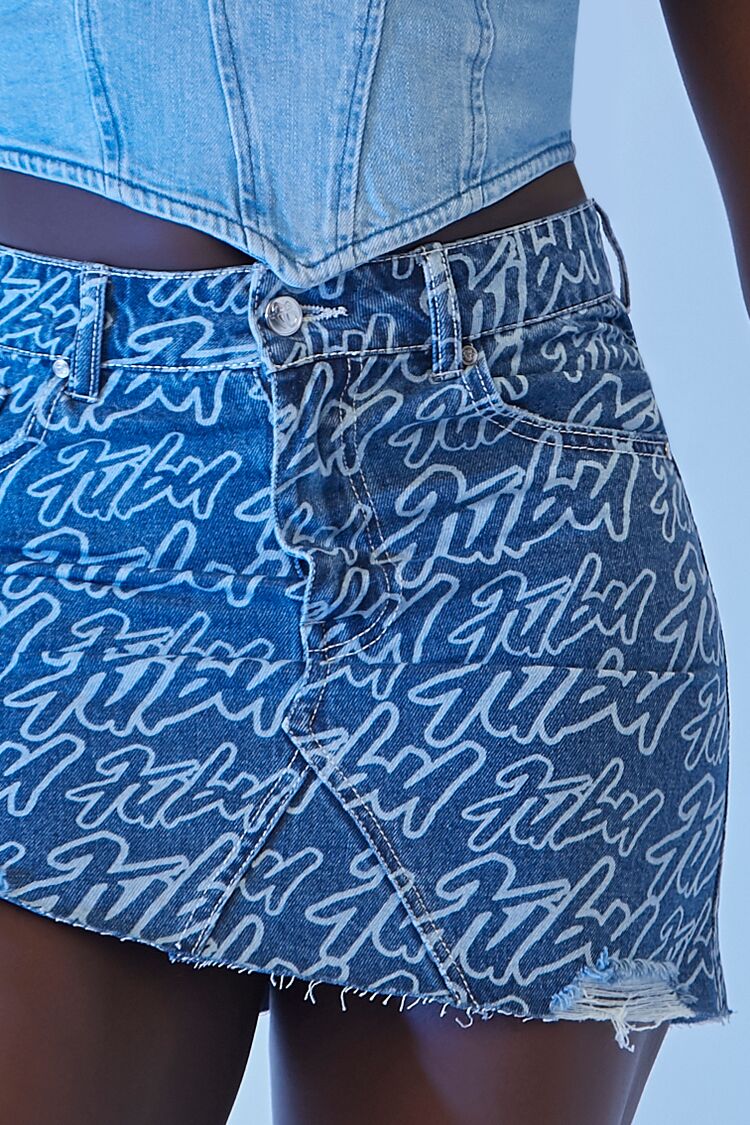 FUBU Denim Mini Skirt