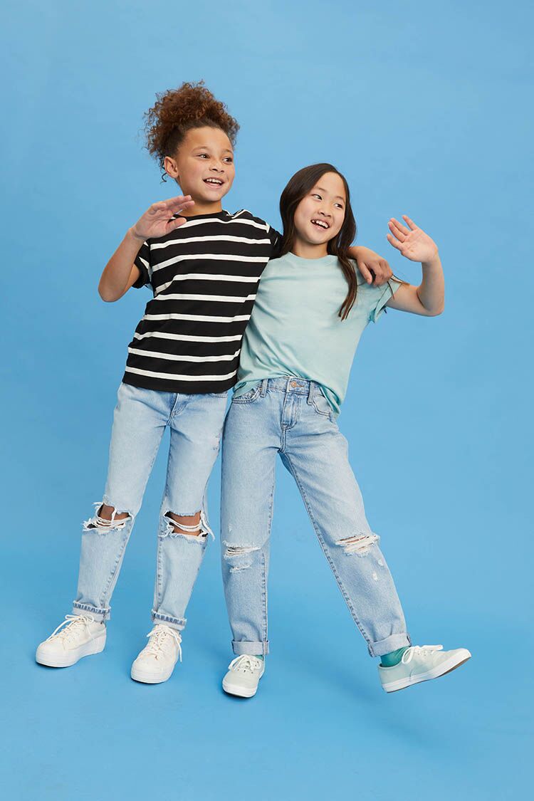 Girls Cotton Jeans (Kids)