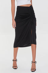 Ruched Drawstring Skirt