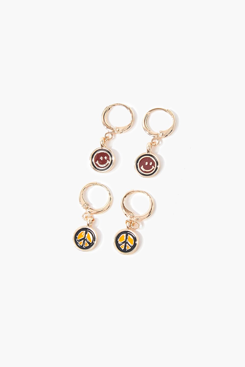 Ron Bass Peace Sign Earring Set