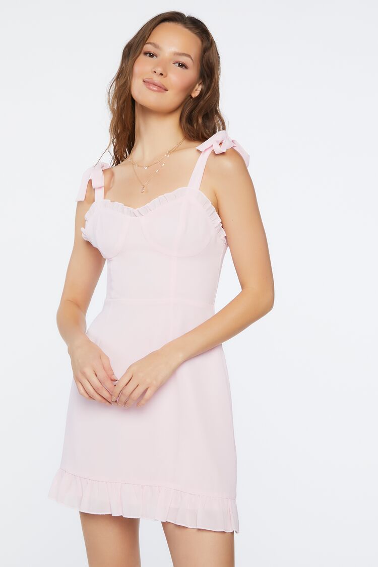 Tie-Strap Sweetheart Dress
