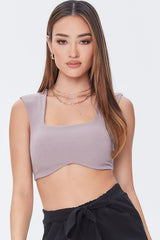 Ribbed Knit Crop Top