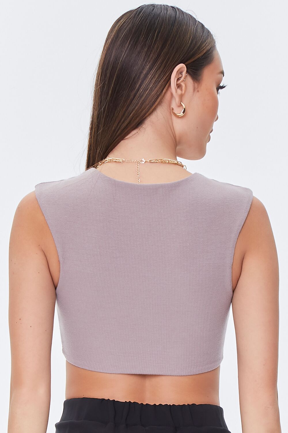 Ribbed Knit Crop Top