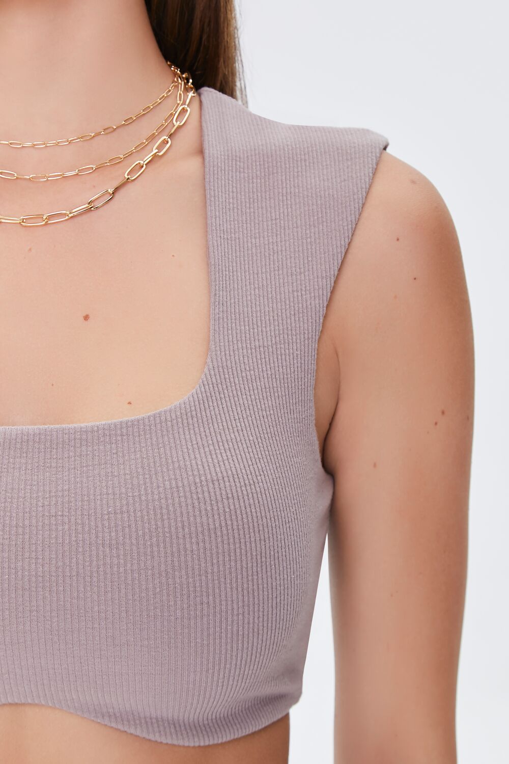 Ribbed Knit Crop Top
