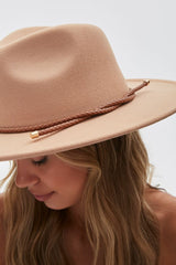 Braided Trim Panama Hat