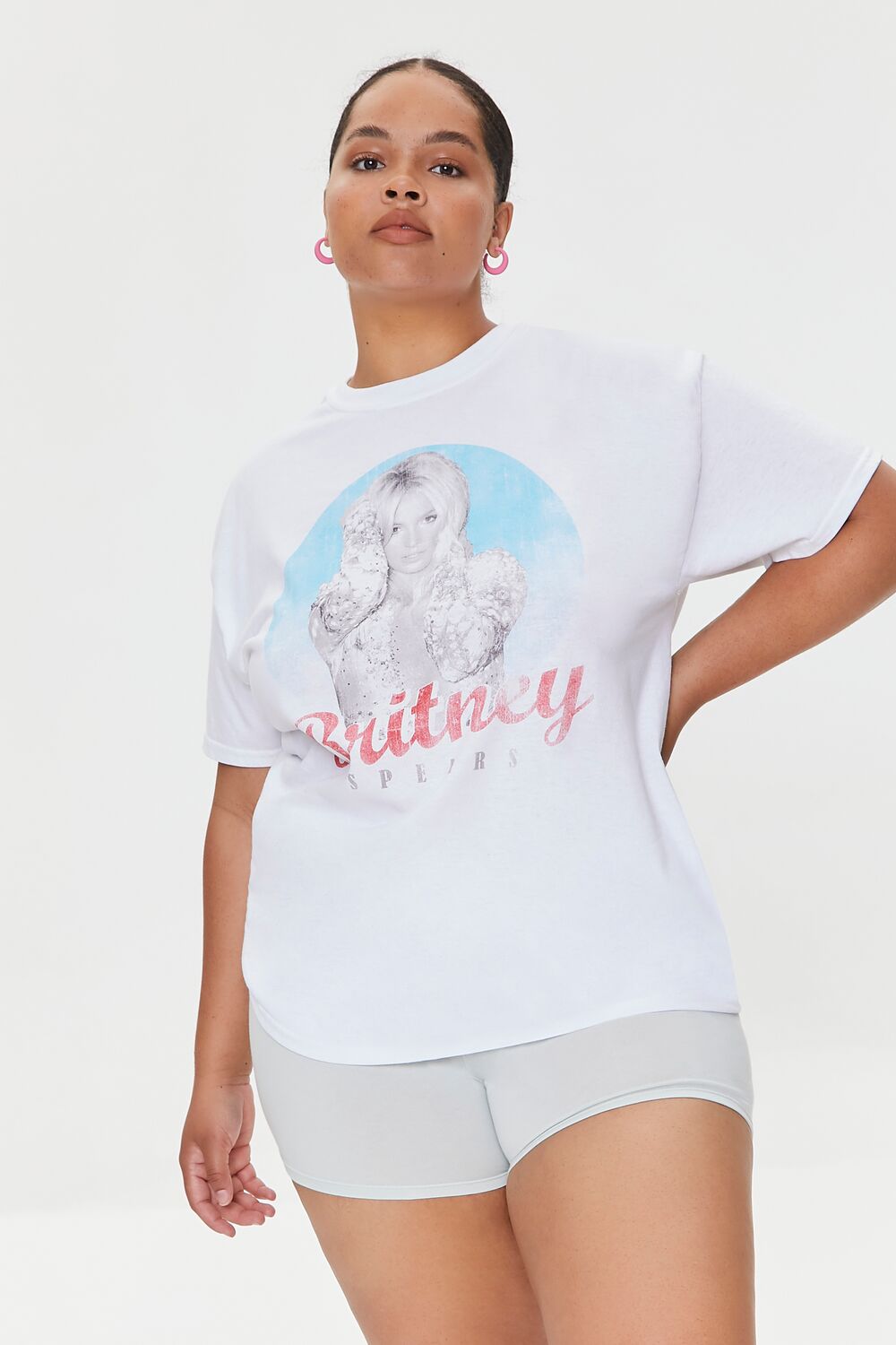 Plus Size Basic Organically Grown Cotton Hot Shorts