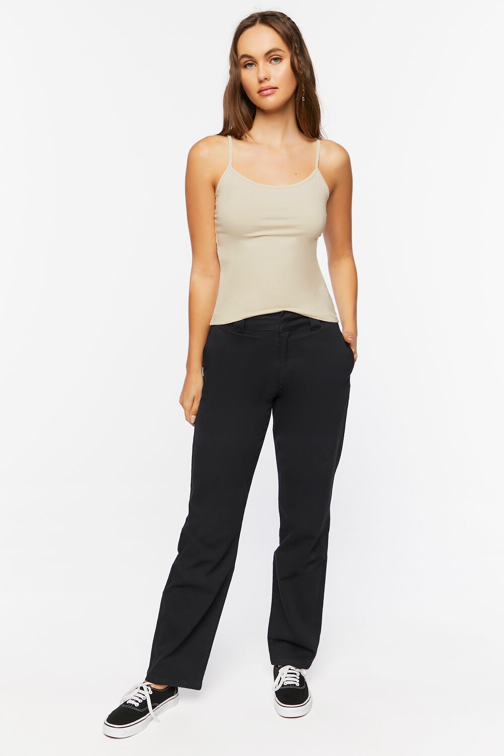 Cotton Scoop Neck Cami