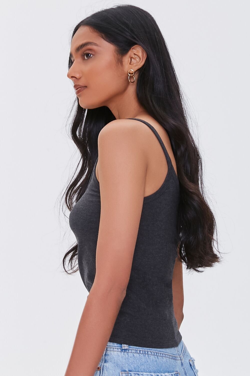 Cotton Scoop Neck Cami