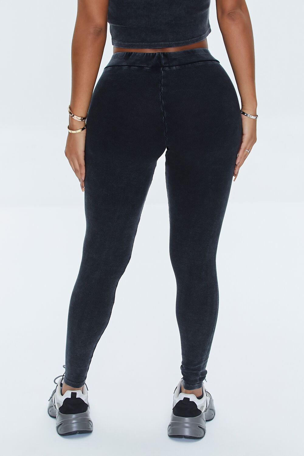 Ribbed High-Rise Leggings