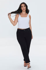 Plus Size Cropped Tank Top