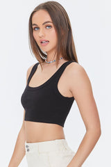 Ribbed Knit Crop Top