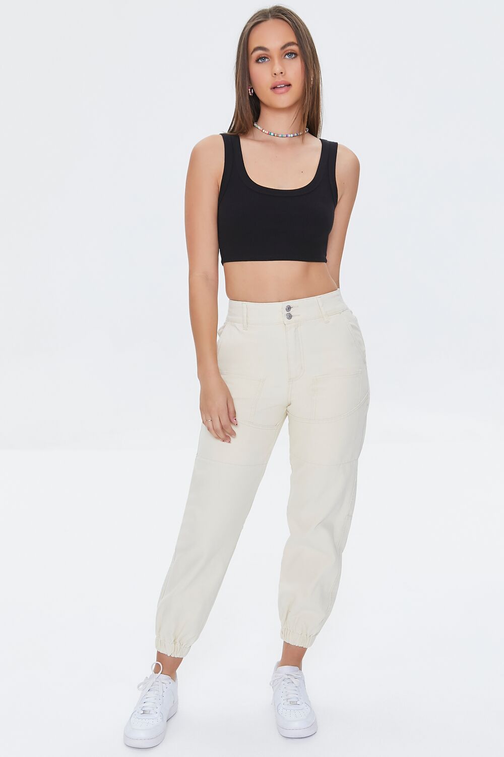 Ribbed Knit Crop Top