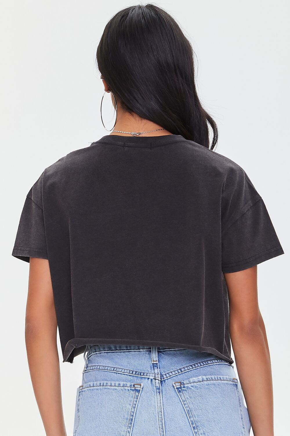 Cutout Chain Cropped Tee