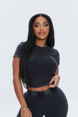 Cotton-Blend Crew Tee