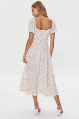 Floral Print Midi Dress