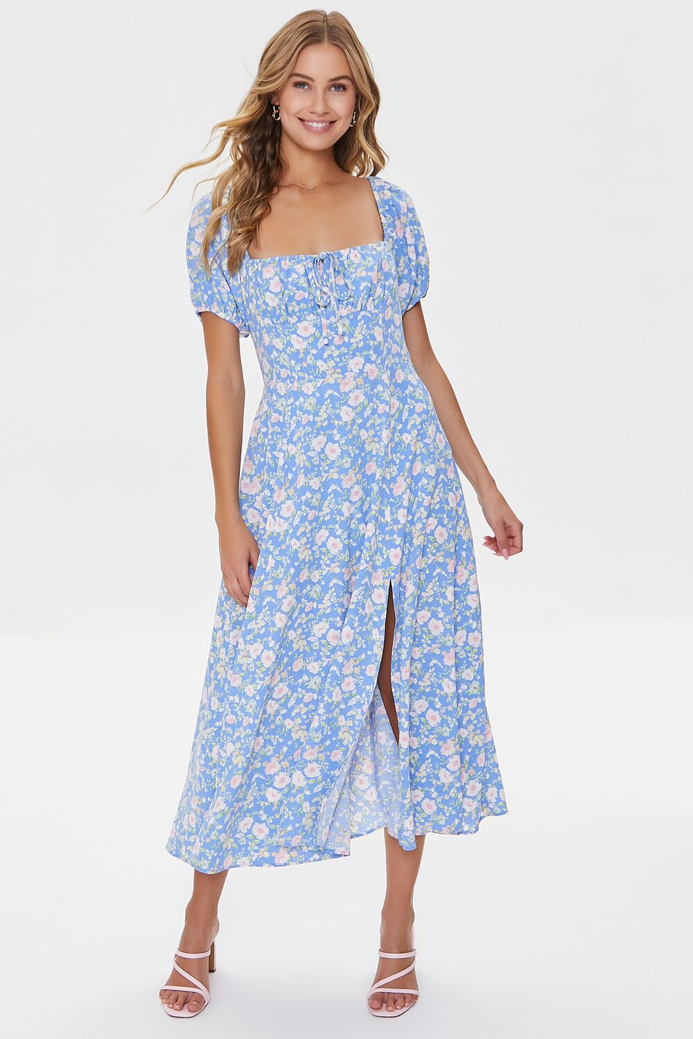 Floral Print Midi Dress