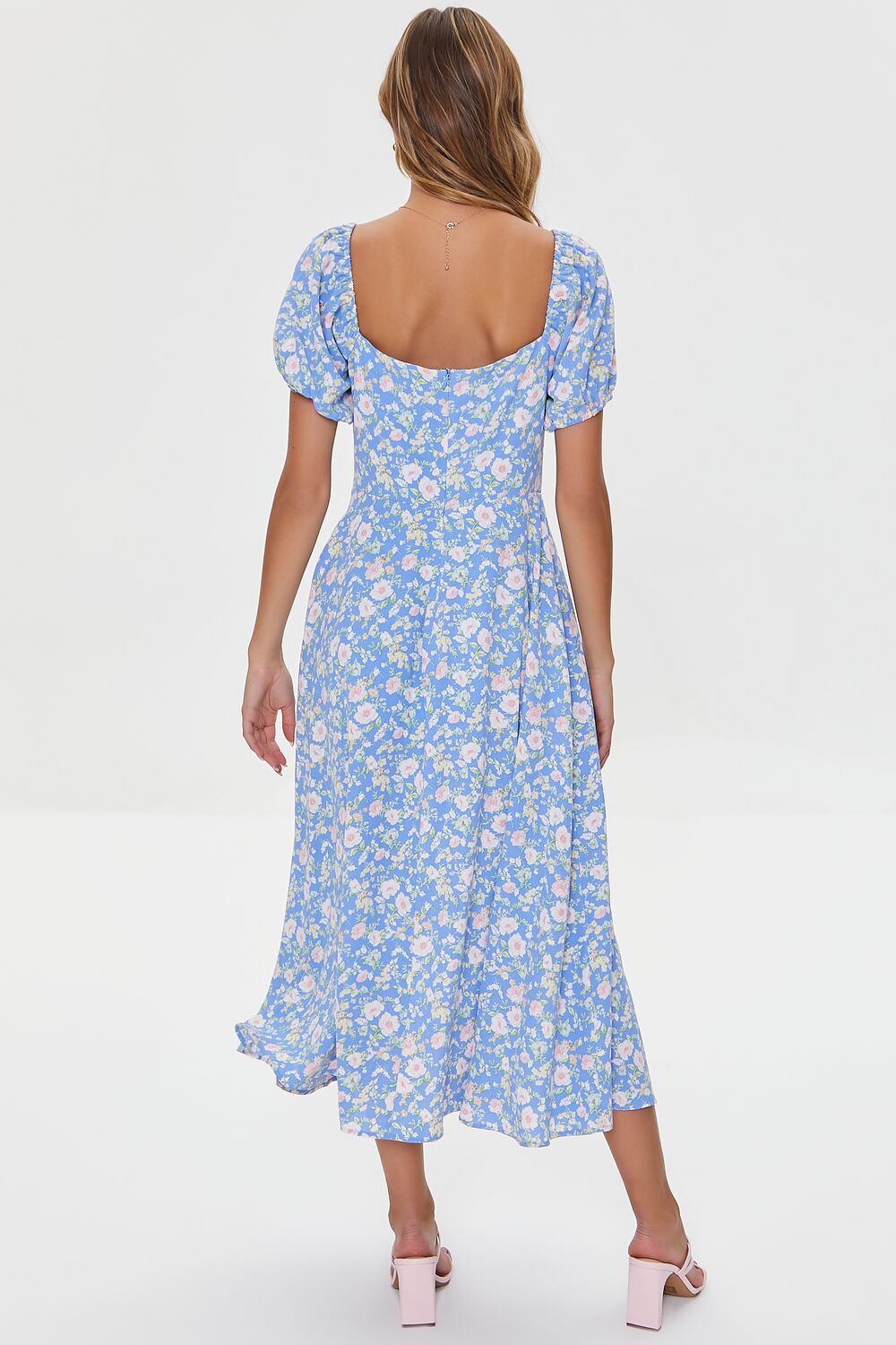 Floral Print Midi Dress
