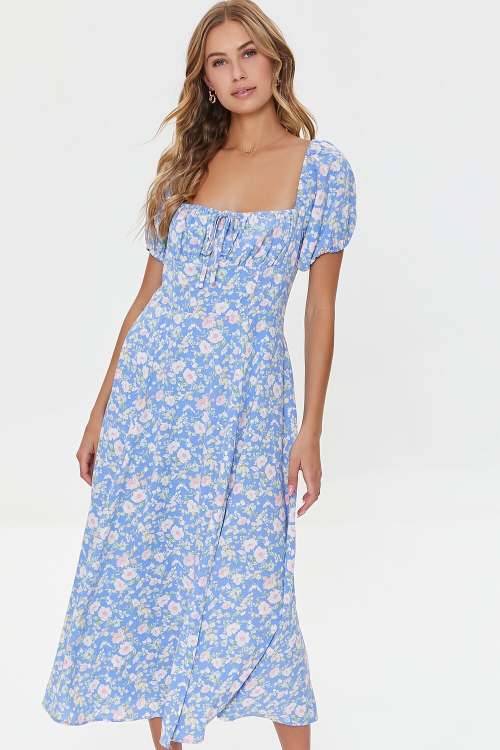 Floral Print Midi Dress
