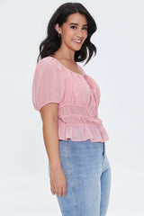 Plus Size Flounce-Hem Top