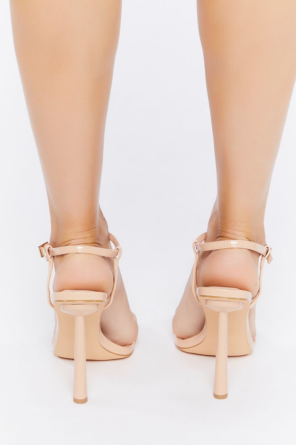 Faux Patent Leather Heels