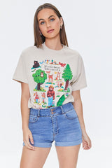 Uplyfter High-Rise Denim Shorts