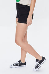Uplyfter High-Rise Denim Shorts