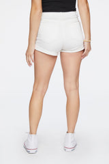 Curvy High-Rise Denim Shorts
