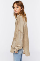 French Terry High-Low Jacket