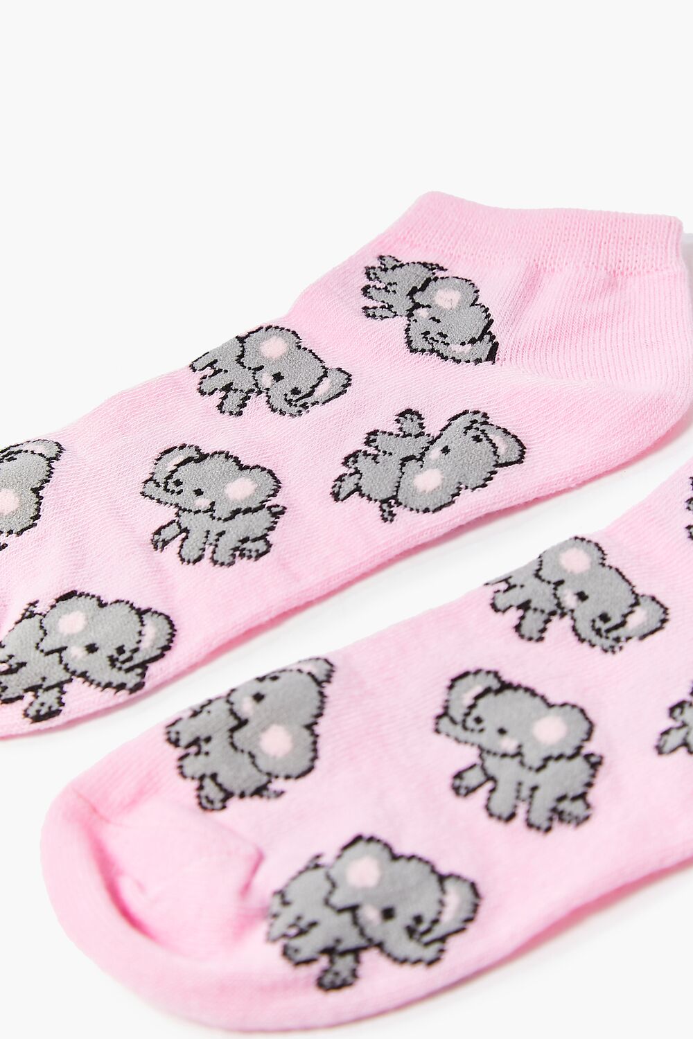 Elephant Print Ankle Socks