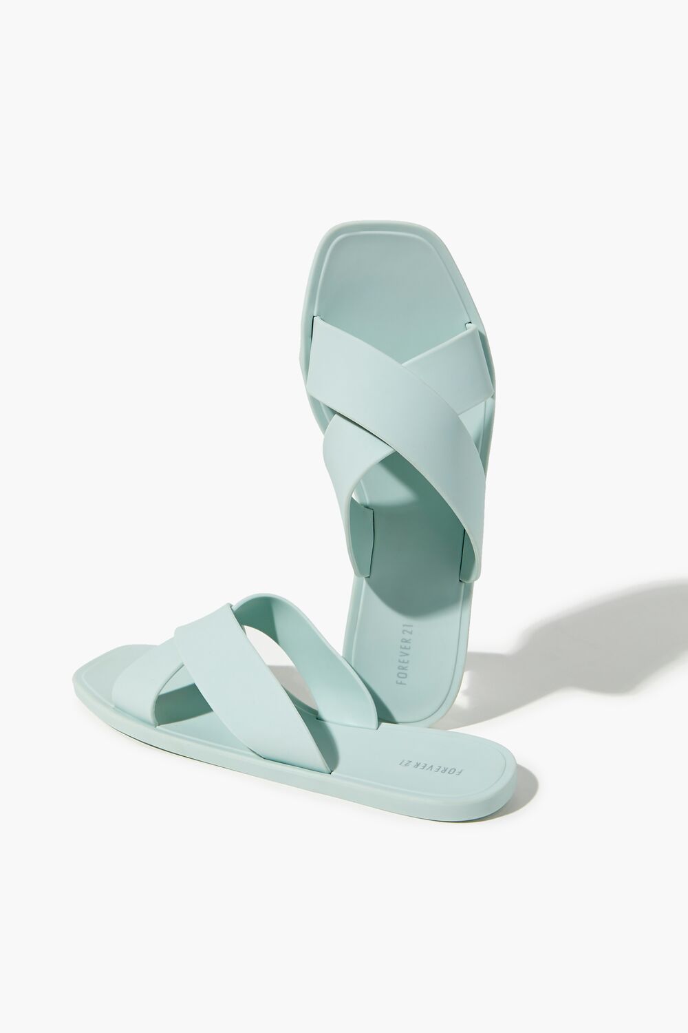 Crisscross Slip-On Sandals