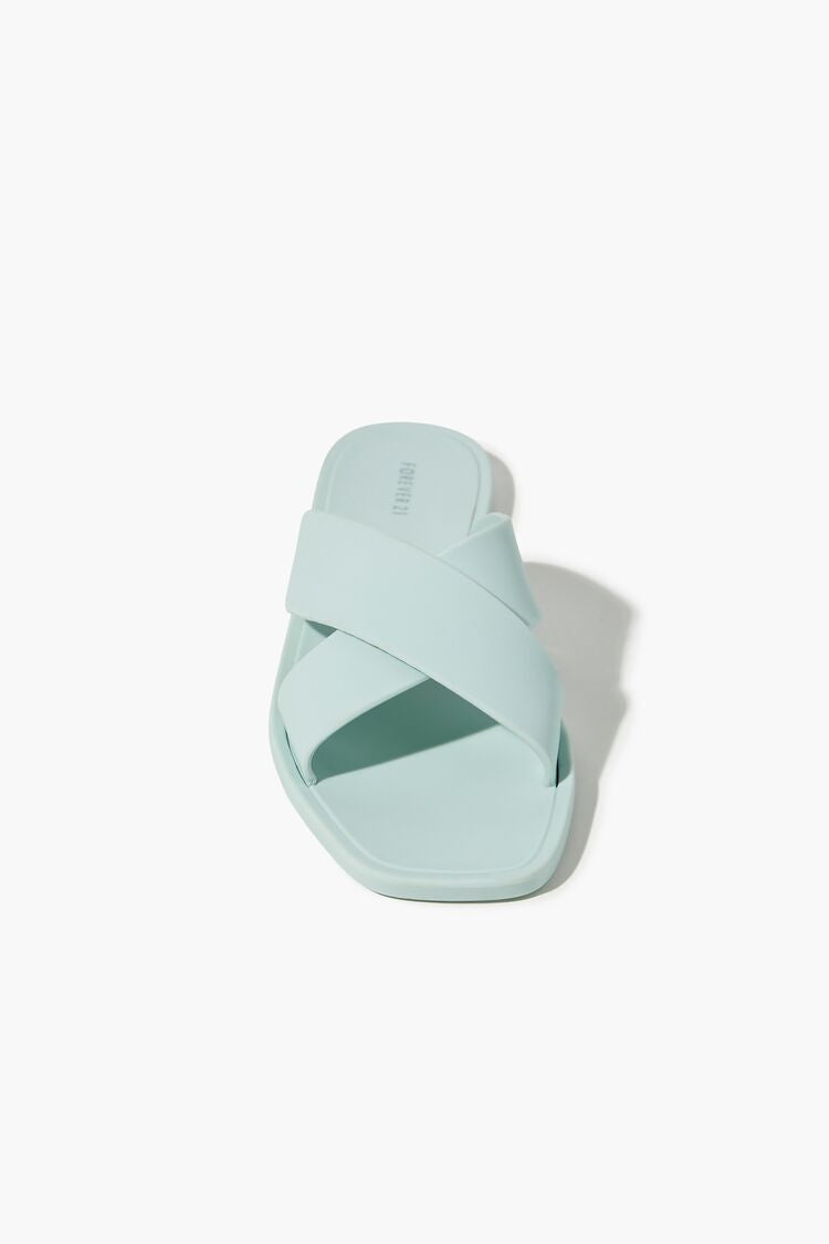 Crisscross Slip-On Sandals