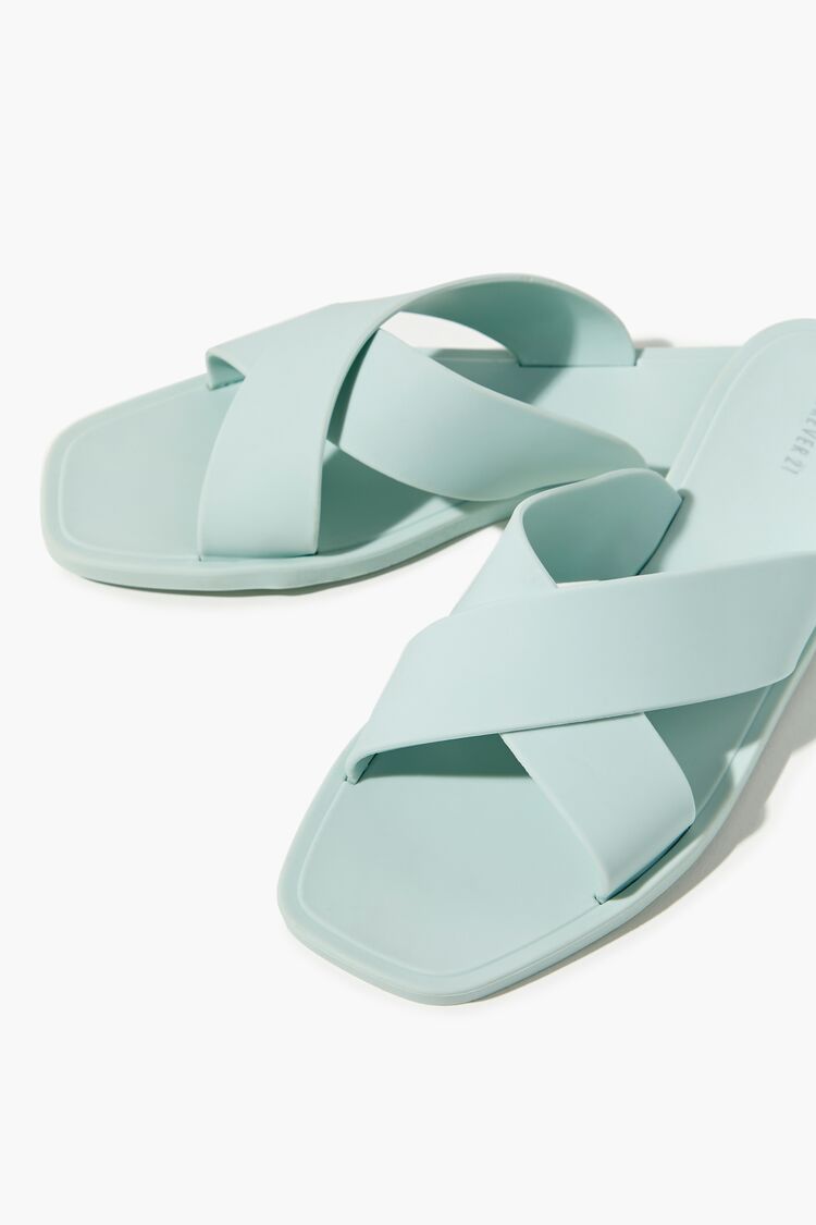 Crisscross Slip-On Sandals