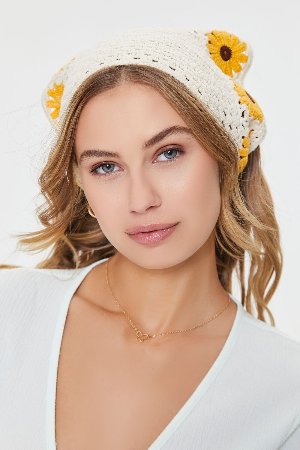 Floral Crochet Headwrap