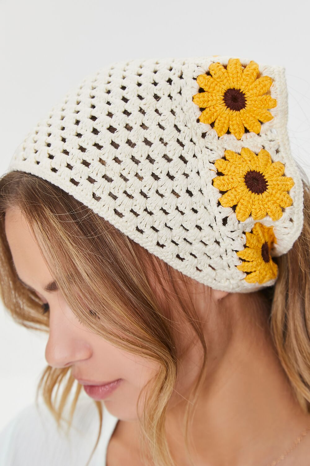 Floral Crochet Headwrap